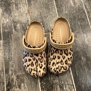 Brand New Cheetah Crocs